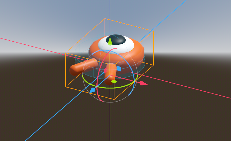 A 3D creep from the Godot tutorial, Squash the Creeps!